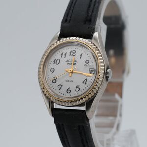 Timex Acqua Indiglo 26mm Date WR30M Quartz Ladies Watch running with new battery